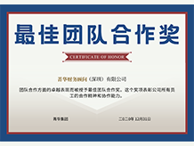 深圳公司注册代办代理公司、深圳注册公司代办公司菁华集团荣誉奖项：最佳团队合作奖、hezuotuanduijiang
 